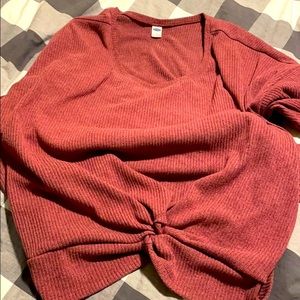 Pink Twist Bottom Old Navy sweater